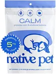 Native Pet Calm Dog Treats for Stress and Anxiety Relief - Dog Calming Chews - Natural Calming Dog Treats Made with Melatonin for Dogs - Natural Dog Calming Chews - Dog Anxiety Relief - 30 Chews