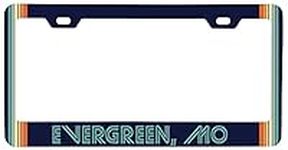 Evergreen Missouri Car Metal Licens