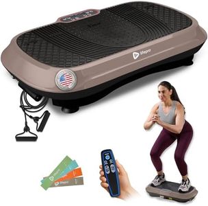 Lifepro Waver Vibration Plate Exercise Machine – High-Intensity Vibration for Muscle Activation, Full-Body Workout Vibrating Platform with Loop Bands, Fitness Equipment for Strength Toning & Fat Loss