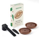 Reusable Coffee Capsule Discs Reusable Refillable Pod for VERTUOLINE & VERTUO Capsules, Compatible with VERTUOLINE & VERTUO pods (2)