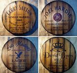 Personalized Gifts for Men, Wall Decor Sign Inspired by Old Whiskey and Beer Barrels, Handmade Artwork on Aged Wood, Gifts for Dad, Man Cave Home Bar Rustic Decor