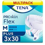 Multipack 3X TENA Flex Plus Medium (1700ml) 30 Pack Incontinence Protection