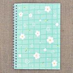 SUNNYHILL Sticker Collecting Album Reusable Sticker Book Won't Harm Stickers 30 Sheets 8.3" x 5.8" (Little Flowers)