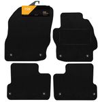 FSW - Tailored Mats - Fits MAZDA 3 2009-2013 With Clips in All Mats - Black Carpet - Anti Slip Mat - Non Slip Car Floor Mat, Fitted With Clips & Granulated Backing - 4 Pc Floor Mat Only