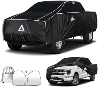 Tozaroa Hail Protector Car Cover for Truck(Length:250"-262"),Waterproof All-Weather Anti Hail Thick Multi-Layered EVA with Sun Visor&Storage Bag for F-150, Silverado, Ram, Sierra,Tundra,etc