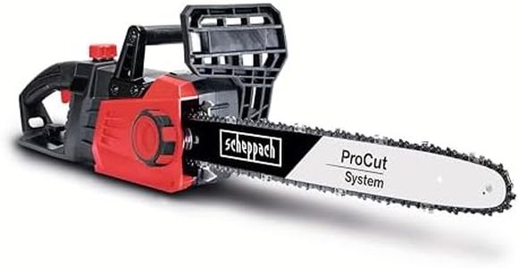 Scheppach Tronçonneuse Electrique CSE2700 | 2700W | Chaîne et Guide Procut 45,5cm | Lubrification automatique de la chaîne | Frein de chaîne intégré | Etui du guide inclus | Légère et Compacte