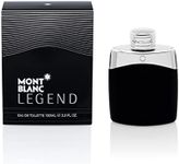 Mont Blanc Legend 100ml Edt Spray for Men, 100 Milliliters