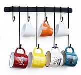 Livale Coffee Cup Rack Wall Mounted - Coffee Mug Hanger Wall Mug Rack in Kitchen or Coffee Bar for Mug Display or Storage, Wall Coffee Mug Holder - Space Saver