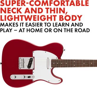 Squier Telecaster Electric Guitar – Dakota Red