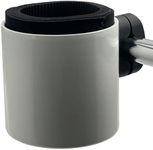 Kroozie Stealth Bike Cup Holder - White - The Ultimate Handlebar Accessory for Your Ride - Fits All Bikes, E-Bikes, Scooters & Keeps Your Cups Beverage Secure
