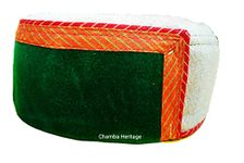 CHAMBA HERITAGE Unisex Himachali Kullu Kinnauri Patti Woolen Cap/Topi Traditional Handcrafted pahadi topi Multicolour