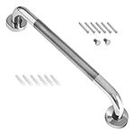 16 Inch Shower Grab Bar with Anti-Slip Grip, Stainless Steel Bathroom Balance Bar Handle, Safety Hand Rail Support for Toilet, Stairway Handrail for Elderly, Disabled, Pregant