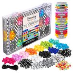 Tell Your Story Alphabet Bead Case Bracelet Making Kit (500+ Set)