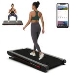 Freepi Walking Vibration Pad with Incline,3.8 MPH Under Desk Treadmill with Remote Control and APP,2.5HP Quiet Motor Treadmills for Home