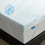 NewentorLife Mattress Topper Small Double Bed, Cooling Memory Foam Mattress Topper, Gel Mattress Topper Small Double Bed Thick with Back Support