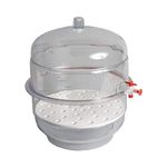 United Scientific Supplies 55214, Vacuum Clear Base Desiccator