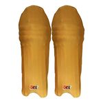 Colored Cricket Batting Pads Covers (Extra Large, Golden)