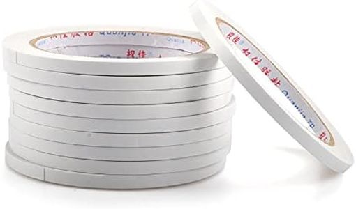 OPULENO Double Sided Tape, 10 Rolls 66 Feet Self-Adhesive Tape to DIY Crafts, Handwork, Gift Wrapping
