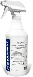BenzaRid Hospital Disinfectant Virucide Spray Kills 99.99% of MRSA, COVID-19, H5N1, Staph, Avian Flu, Bacteria & Mold | EPA Reg. for Medical, Dental, Veterinary, Farm & Home Use 32 oz