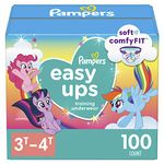 Pampers Size 5 Diapers, Potty Training Underwear for Toddlers, Easy Ups Diapers, Pull Up 3t-4t Training Pants for Girls and Boys, 100 Count, Giant Pack (Packaging & Prints May Vary)