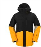 Volcom Men's Standard V.CO LP Insulated Snowboard Ski Winter Jacket, Gold S4