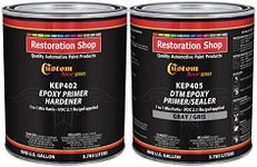 Custom Shop - Gray Epoxy Primer/Sealer 2.1 VOC (2-Gallon Kit) Anti-Corrosive DTM High-Performance Primer for Automotive and Industrial use Kit = 1 Gal. Epoxy Primer +1 Gal. Epoxy Hardener (1-1 Mix)