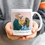 EKAM Personalised Mug, Printed with Your Photo and Text, Customised Gift for Mum, Dad, Kids or Girls, Custom Picture with Stylish Name, Tea Coffee Mug (11oz)