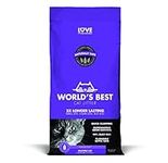 World's Best Cat Litter, Clumping, Biodegradable, Lavender 3.18kg