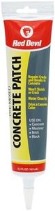 Red Devil 0645 Concrete Repair Patch, Cement Crack Filler, 5.5 Oz Squeeze Tube, Pre-Mixed, Pack of 1, Gray, Made in USA