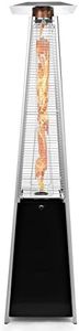 Thermo Tiki Outdoor Propane Patio Heater - Commercial LP Gas Porch & Deck Heater - Black