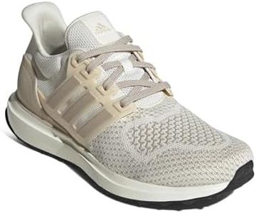 adidas Women's Ubounce DNA Sneaker, Off White/Wonder Beige/Halo Ivory, 6