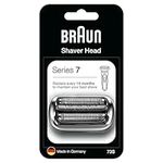 Braun Series 7 Electric Shaver Replacement Head, Easily Attach Your New Shaver Head, Compatible With New Generation Series 7 Shavers , 73S, Silver