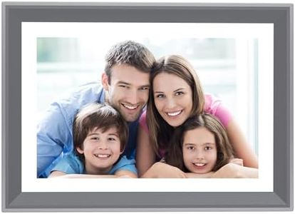 Digital Picture Frame with 10inch IPS Screen, Digital Photo Frame Electronic with Brightness Adjustable, Video Playback, Gifts for Parents and Friends