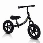 SIMEIQI 12 Inch Balance Bike for 2 3 4 5 Years Old Boys Girls Walking Training Bicycle No Pedal Adjustable Seat and Handlebar (Black)