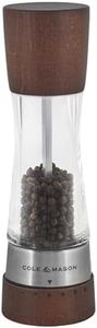 Cole & Mason Derwent Pepper Mill - Refillable Pepper Grinder with Gourmet Precision Mechanisms - Kitchen Accessories for Cooking - Black Peppercorn Grinder for Seasoning - Pepper Mill, Forest Wood
