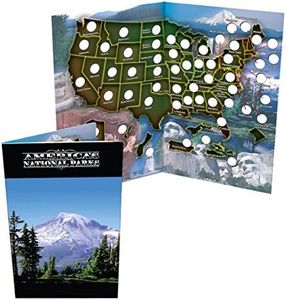 National Park Quarter Collection Book Folder Map