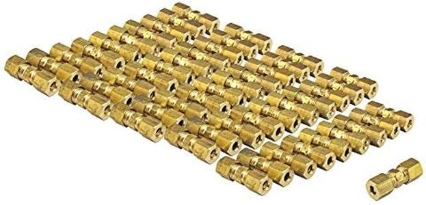 4LIFETIMELINES Brass compression union, 3/16, 50/Bag