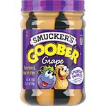 Smuckers Goober Peanut Butter and Grape, 510 g (Pack of 2)