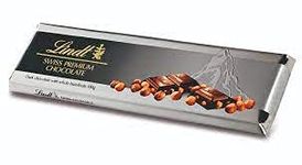 Lindt Swiss Premium Dark Chocolate With Whole Hazelnuts Silver 300g