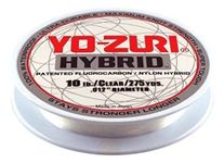 Yo-Zuri 275-Yard Hybrid Monofilament Fishing Line, Clear, 10-Pound