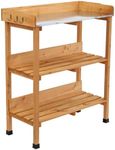 Oypla Wooden Potting Table Flower P
