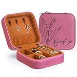 Custom Leather Jewelry Box w/Name &