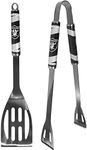 Siskiyou NFL Oakland Raiders Steel BBQ Tool Set (2 Piece) Silver, Medium