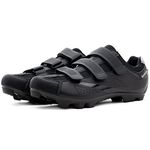 Tommaso Men’s Mountain Bike Shoes 100, 200, Elite All Mountain Vibram Sole Mountain Bike Shoes, Black - Montagna 100, 10.5