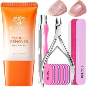 Modelones Cuticle Remover Kit, Cuticle Trimmer Nail Stuff & File Nail Kit
