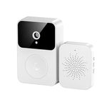 Maizic Smarthome Smart Wireless WiFi Video Doorbell Camera for Home with Indoor Chime, Night Vision, Two Way Audio Video Call, Alert Function & Rechargeable Battery