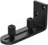 WINSOON New Sliding Barn Door Floor Guides,Sliding Barn Door Hardware,Adjustable Rollers Wall Mount Guide,Carbon Steel Barn Door Floor Guide for Bypass Doors,Easy to Install-Sturdy and Durable (1)