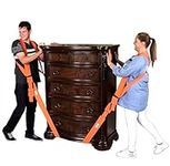 Forearm Forklift FFMCVP Harness 2-Person Shoulder Lifting and Moving System for Furniture, Appliances, Mattresses or Heavy Objects up to 800 Pounds, Orange