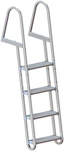 Dock Edge Kwik Release Dock Ladder, 4 Step, Stand Off, Aluminum
