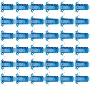 XIUTE 4-Gang PVC Electrical Box,30 New Work Non-Metallic Electrical Box, Blue,Captive Nails and Living Hinges, Large 60 Cubic Inches of Space,ETL Certified(30Pack)